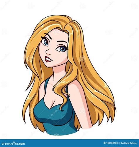 cartoon blonde|cartoon girl with blonde hair.